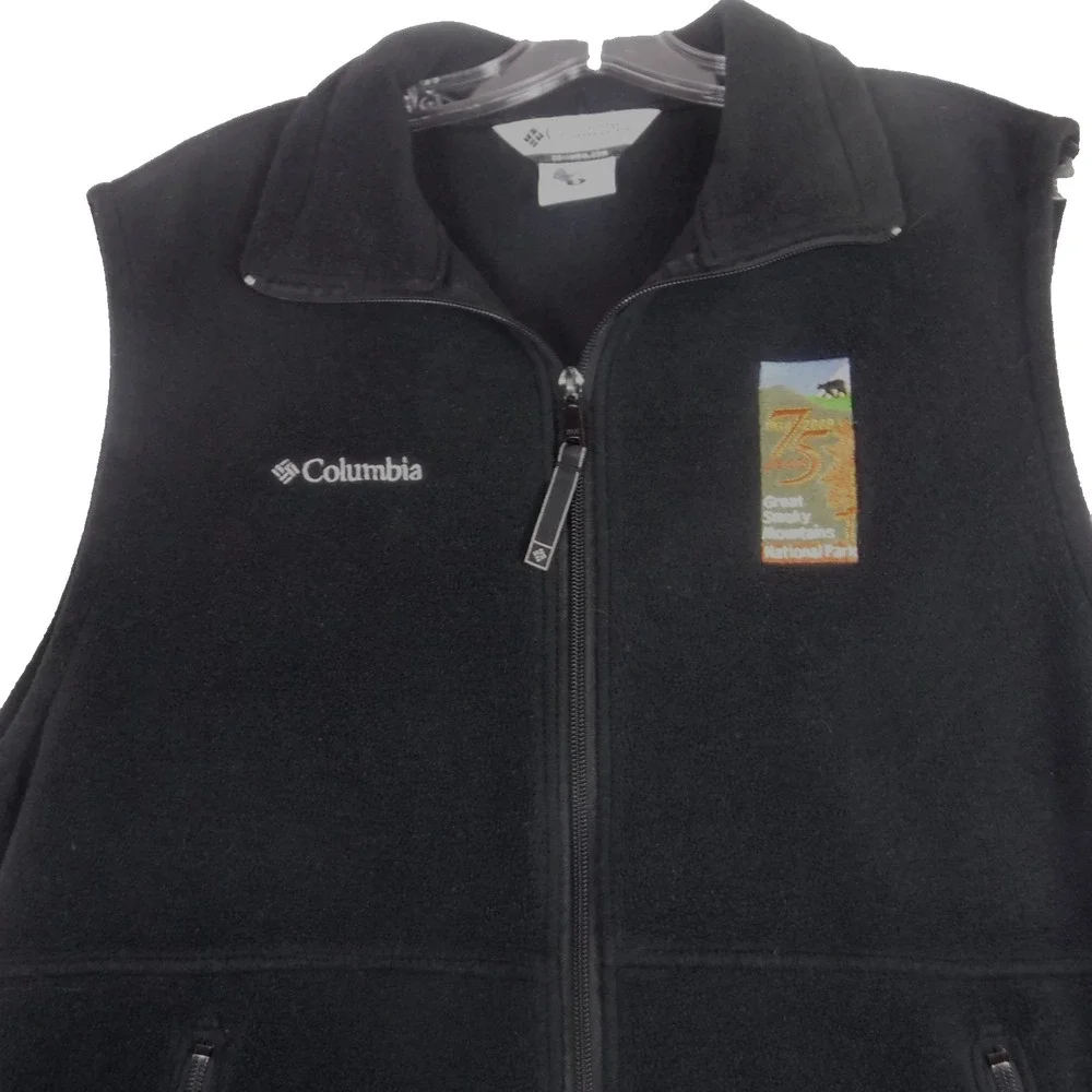 Smoky Mountain National Park Vest 2009 75th Anniversary Fleece Hiking Small‎